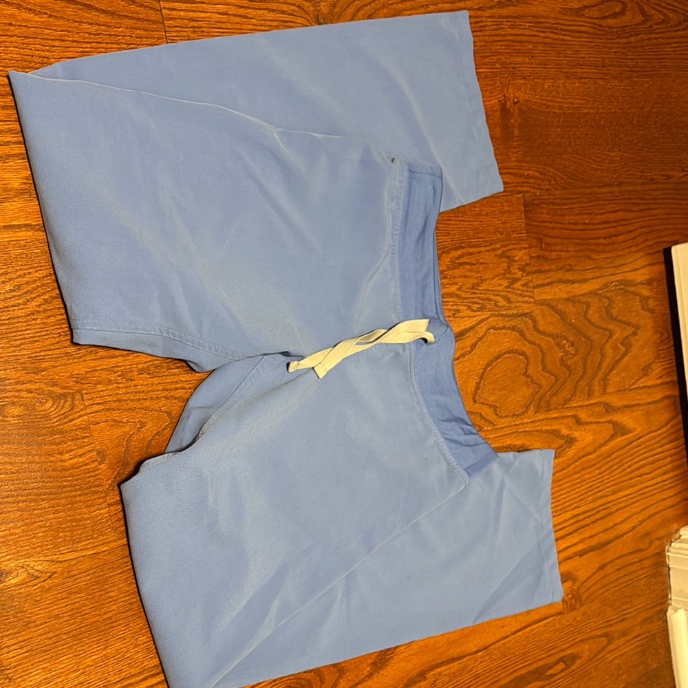 Figs Livingston Ceil Blue Scrub Pants